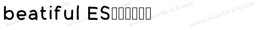 beatiful ES字体转换
